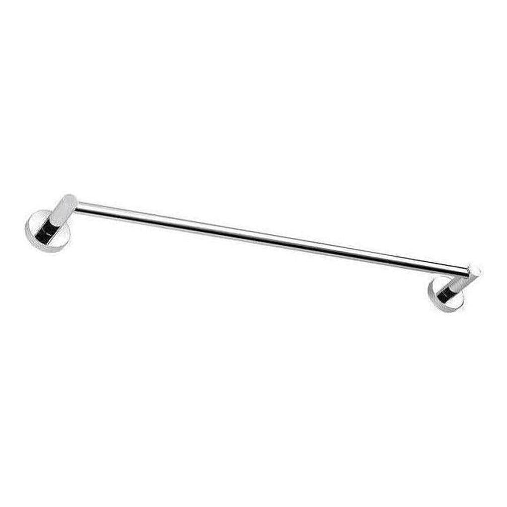 Opus Round Single Rail Towel Rack 600mm Chrome