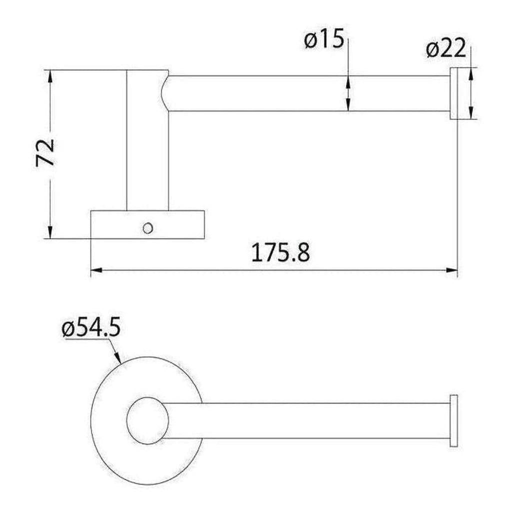 Otus Toilet Paper Roll Holder Chrome