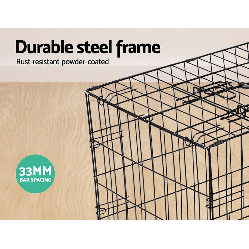 i.Pet 42" Dog Cage Crate Large Kennel 3 Doors - RV Online