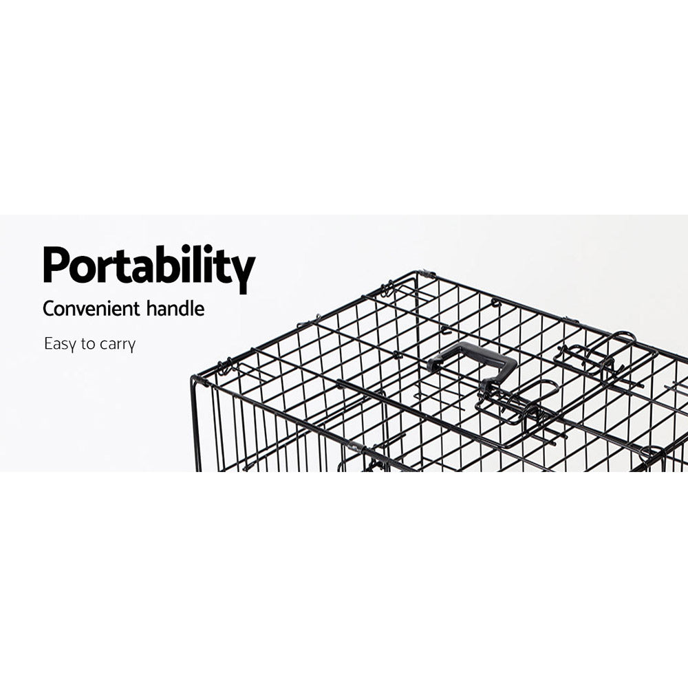 i.Pet 42" Dog Cage Crate Large Kennel 3 Doors - RV Online