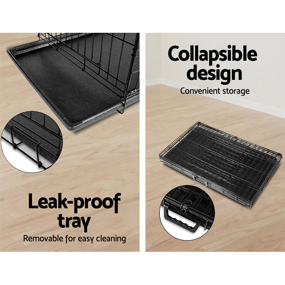 i.Pet 42" Dog Cage Crate Large Kennel 3 Doors - RV Online