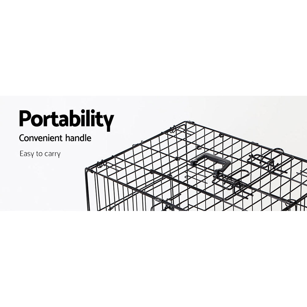i.Pet 48" Dog Cage Crate Large Kennel 3 Doors - RV Online
