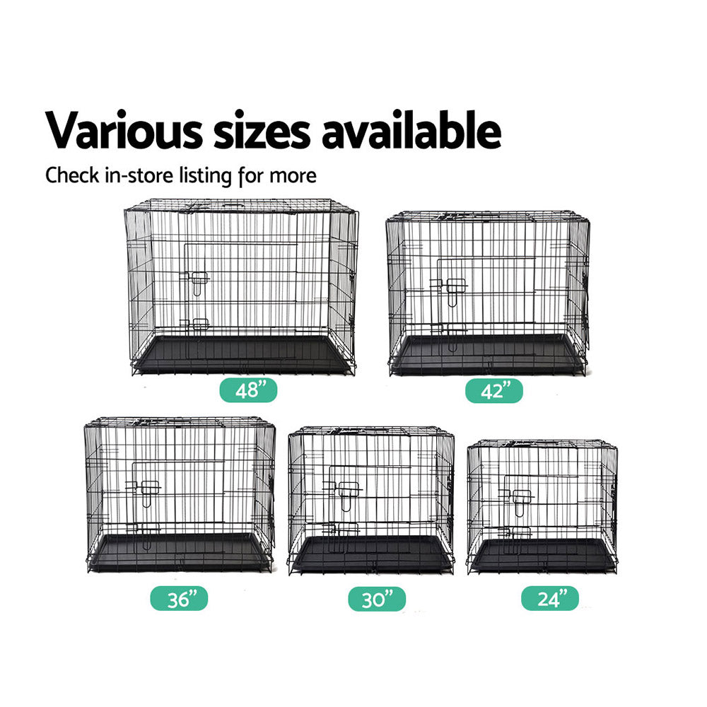 i.Pet 48" Dog Cage Crate Large Kennel 3 Doors - RV Online