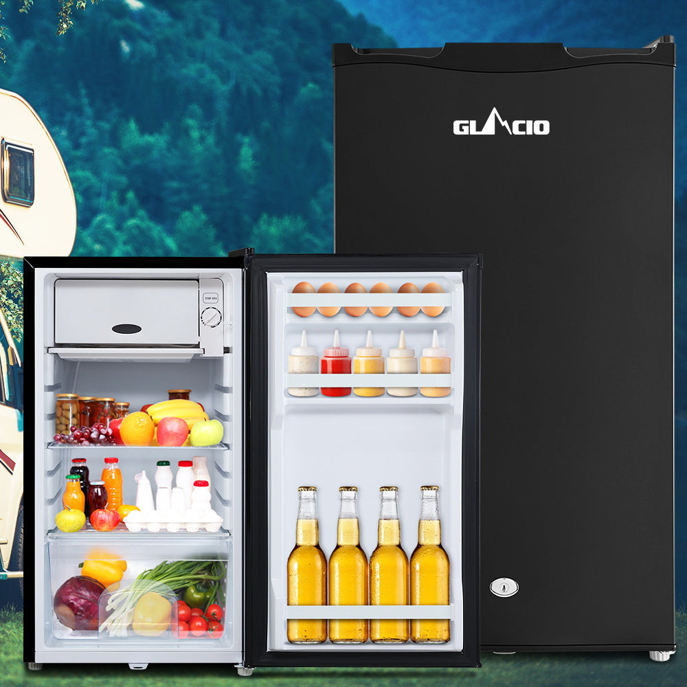 Glacio 95L Portable Fridge Freezer Bar Upright 12V/24V/240V Camping Caravan - RV Online
