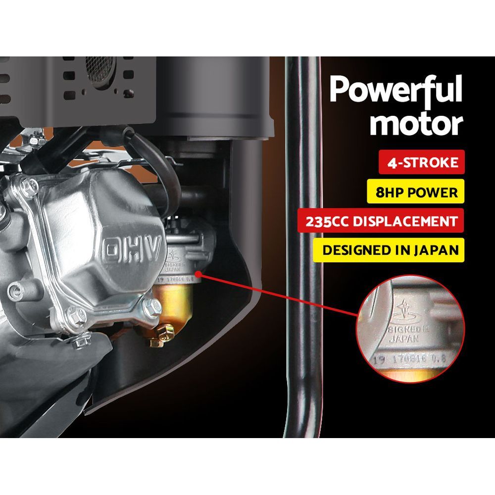 Giantz Petrol Water Pump 2" High Flow Transfer 4.5L - RV Online