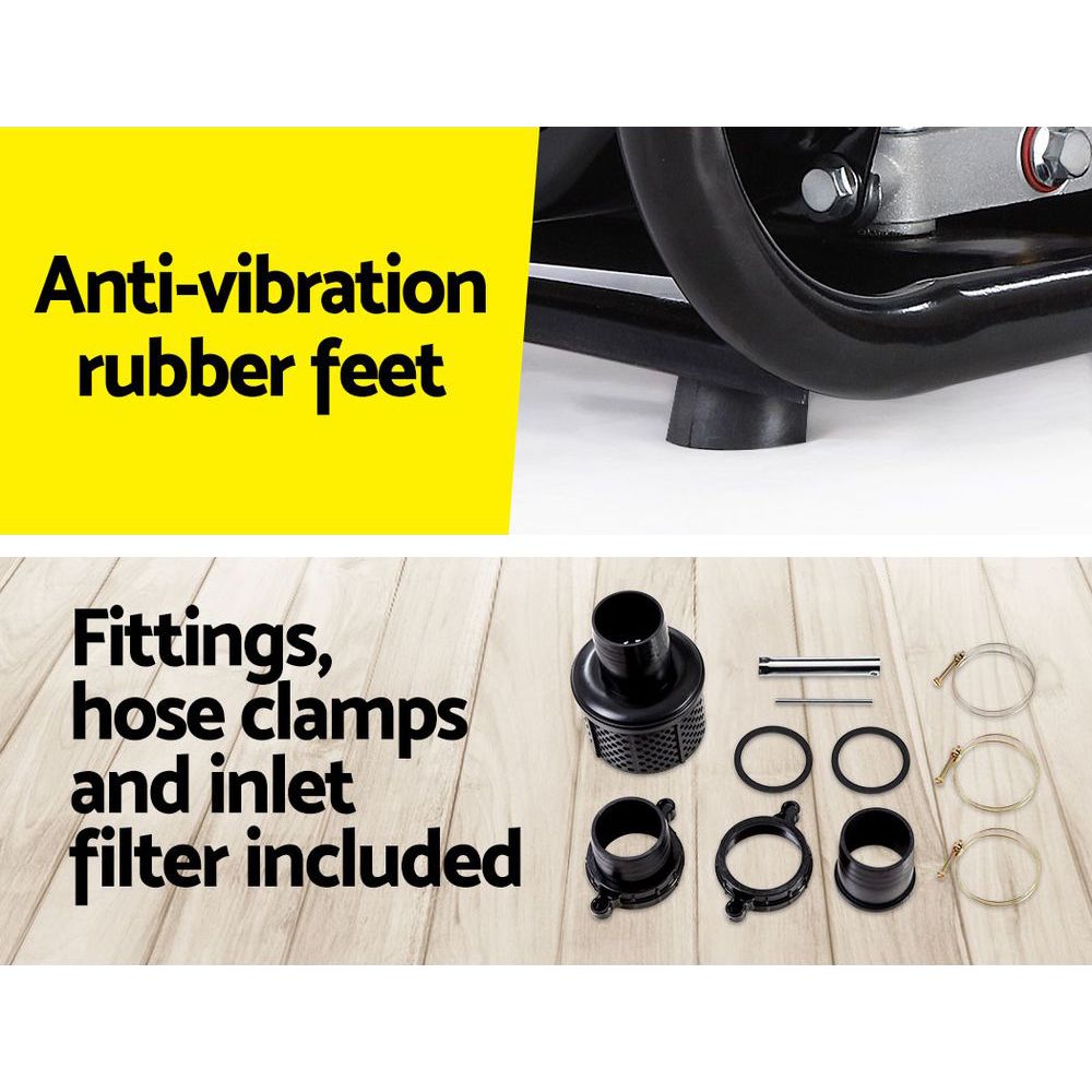 Giantz Petrol Water Pump 3" High Flow Transfer 4.5L - RV Online