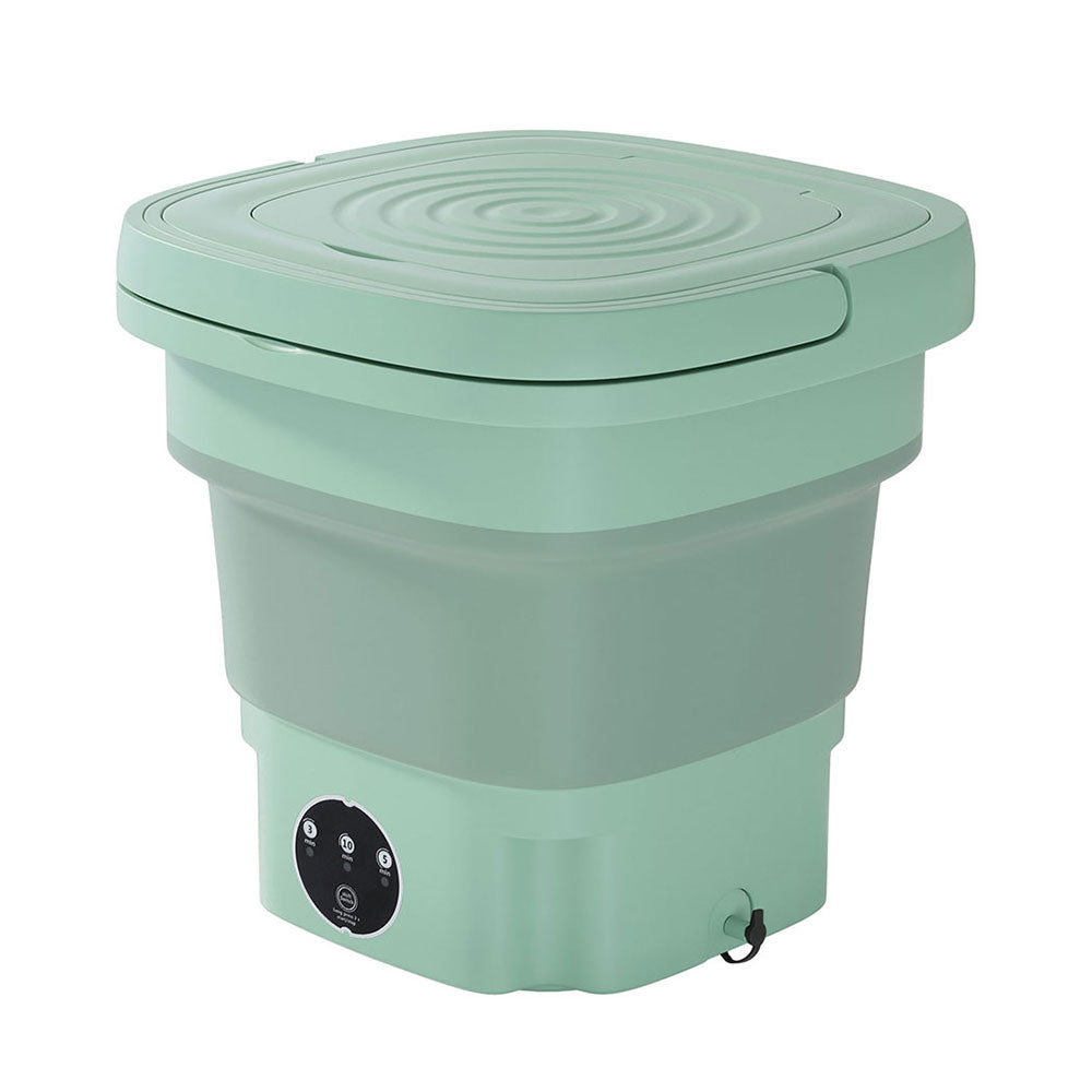 Devanti Portable Foldable Washing Machine 8L Green