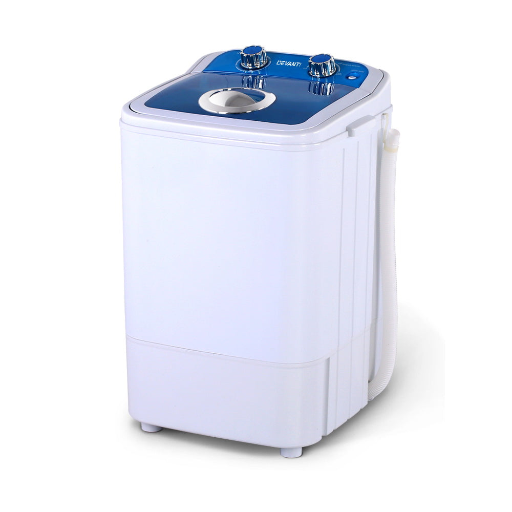 Devanti Portable Washing Machine 4.6kg Blue - RV Online