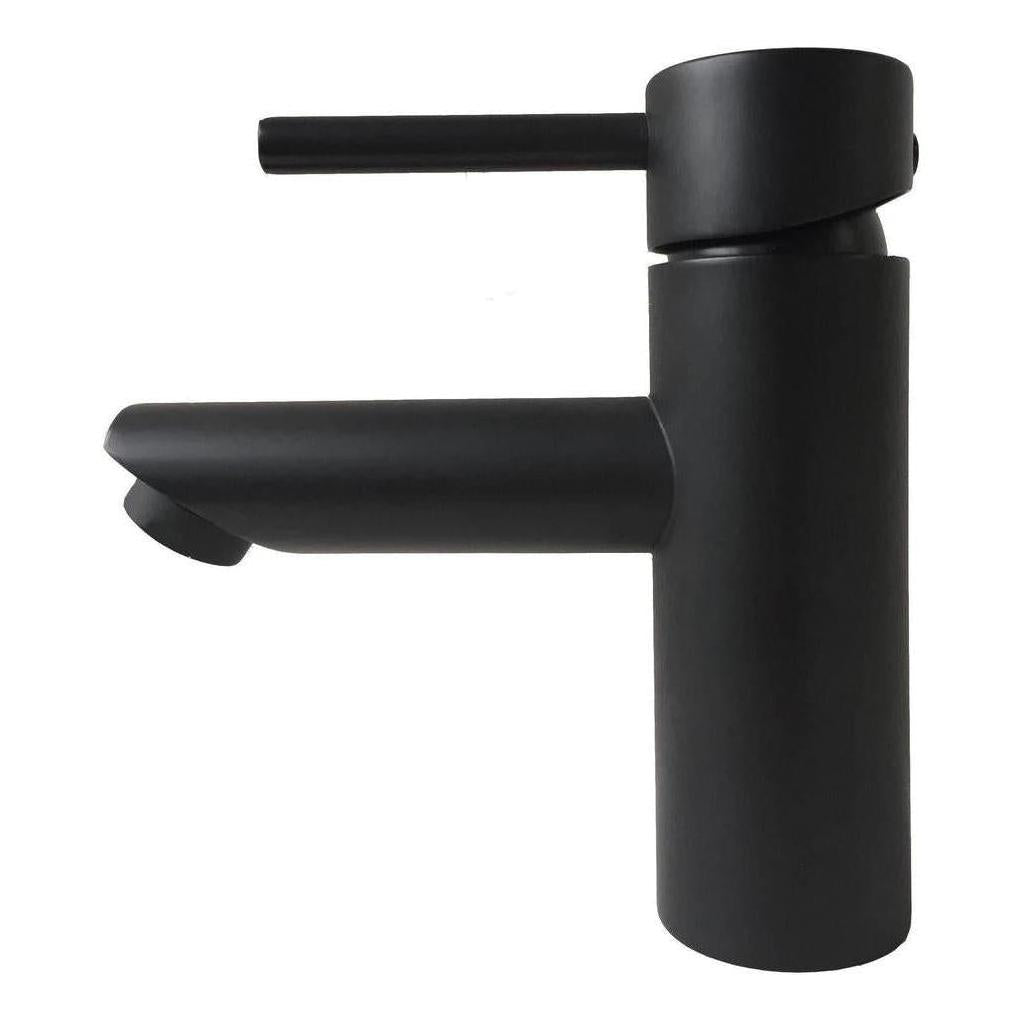 Raco Round Handle Basin Sink Tap Mixer Black