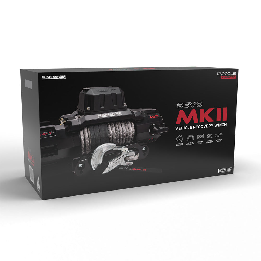 Bushranger - Revo MKII Winch 12,000lb Synthetic