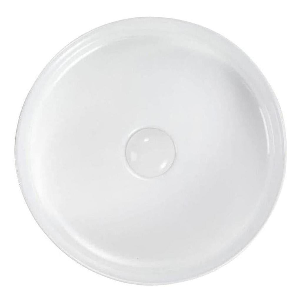 Rotonda Ceramic Basin Sink Round 360 x 120mm Matt White