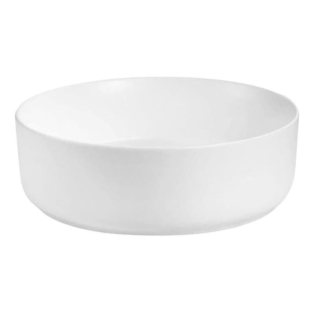Rotonda Ceramic Basin Sink Round 360 x 120mm Matt White