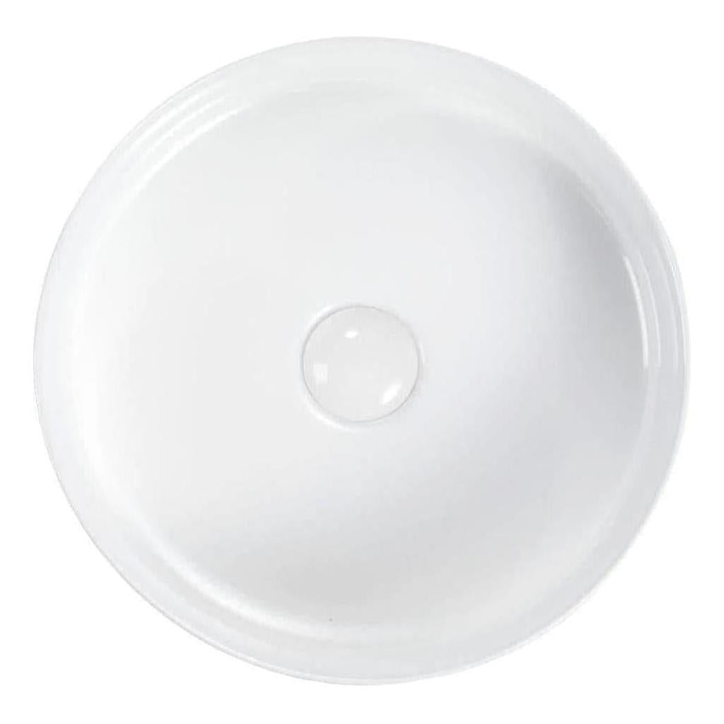 Rotonda Ceramic Basin Sink Round 360 x 120mm White