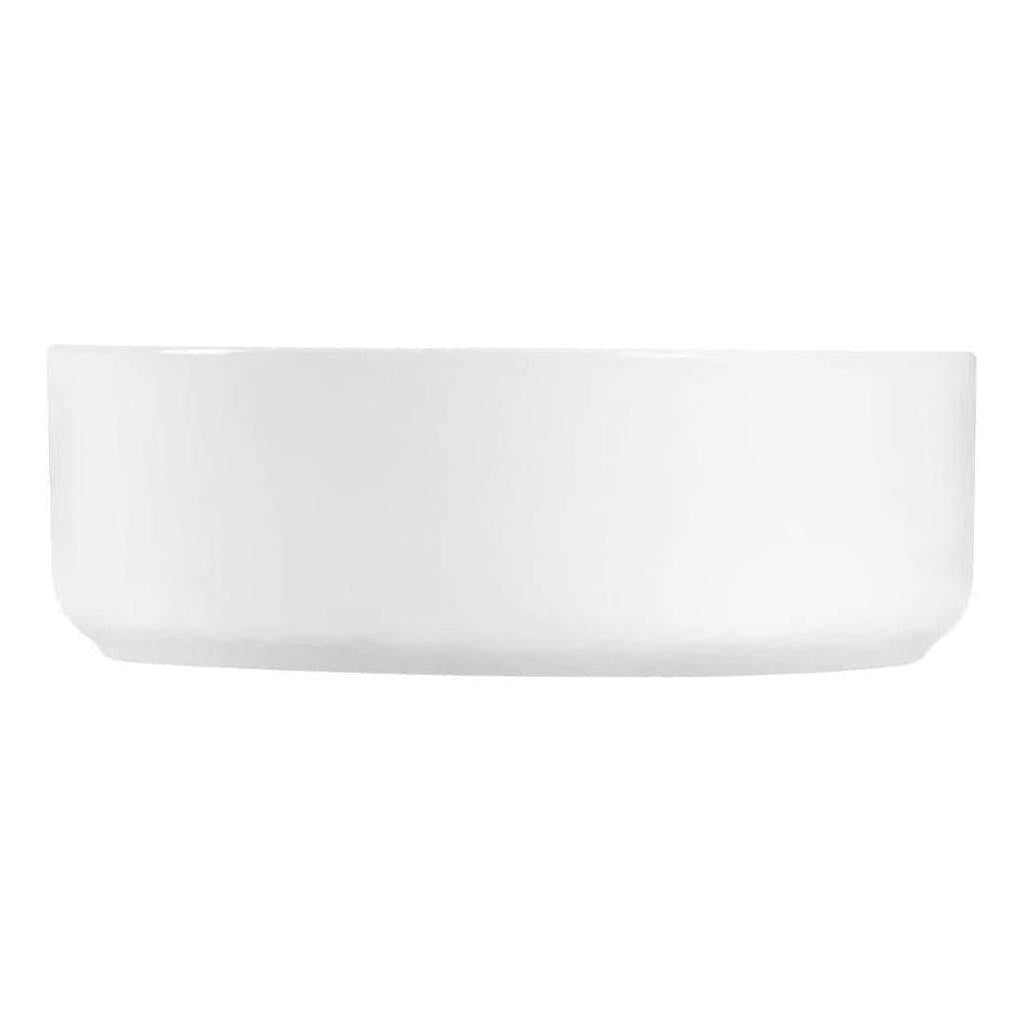 Rotonda Ceramic Basin Sink Round 360 x 120mm White