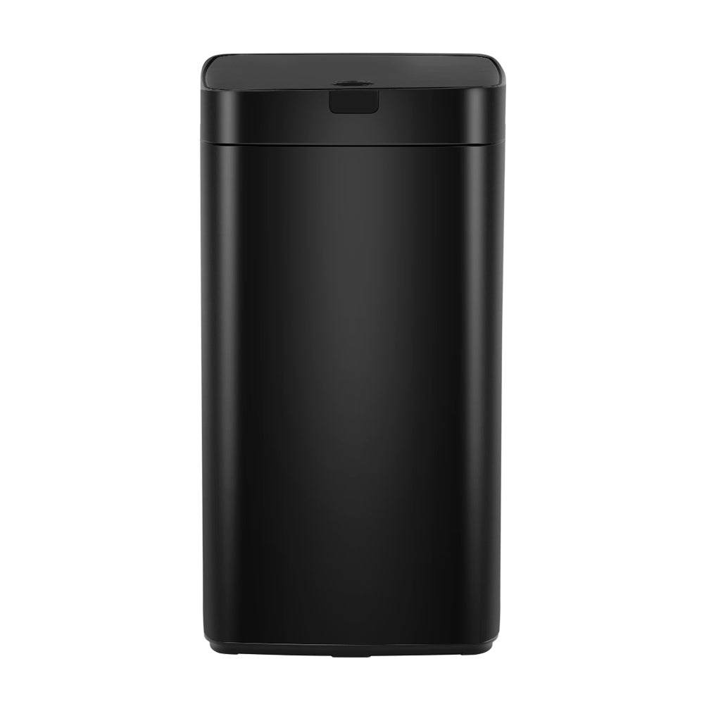 Devanti 45L Motion Sensor Bin Rubbish Automatic Black - RV Online