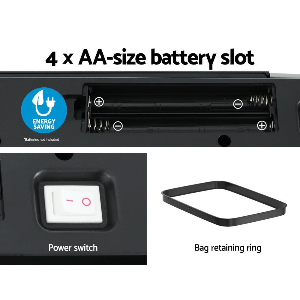 Devanti 70L Motion Sensor Bin Pedal Bins Automatic Siver - RV Online