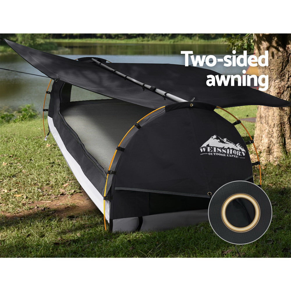 Weisshorn King Single Swag Grey