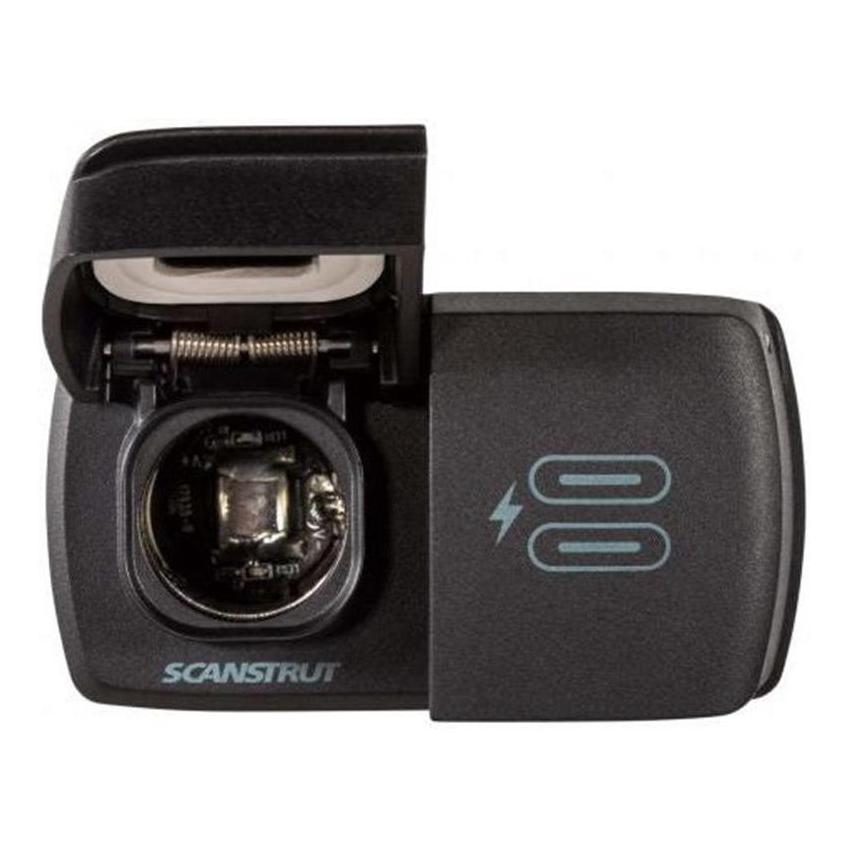 Scanstrut 12V Flip Pro Power Socket and Dual USB-C Charger Socket