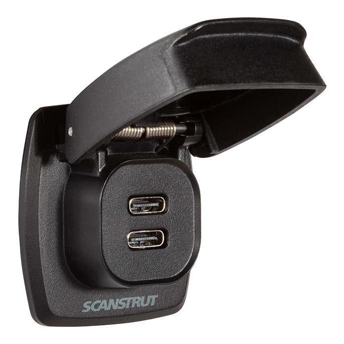 Scanstrut 12V/24V Flip Pro Max Dual USB-C Fast Charger Socket