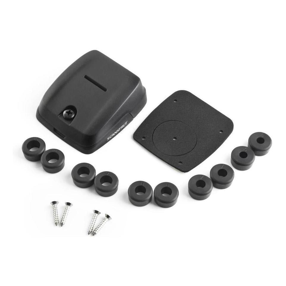 Scanstrut Double Horizontal Entry Cable Seal Black