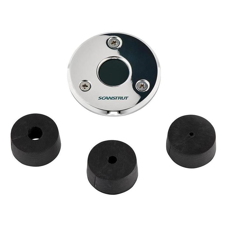 Scanstrut Low Profile Entry Cable Seal Suits 2 - 8mm Cable Stainless Steel