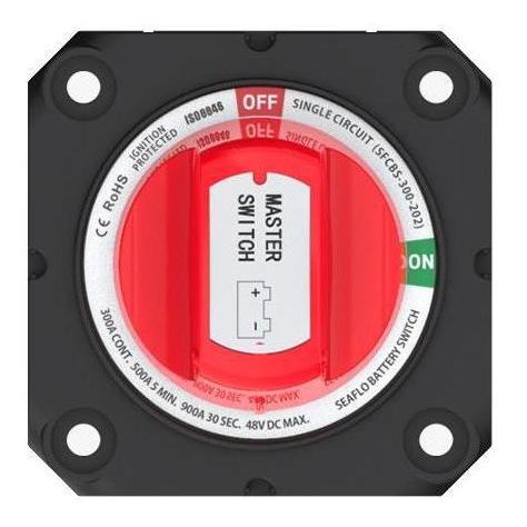 Seaflo 32V DC Dual Circuit ON/OFF Battery Disconnect Switch