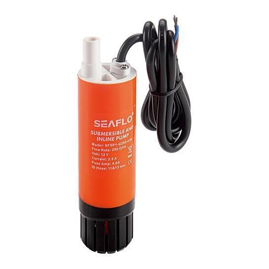 Seaflo Submersible & Inline Pump 12V 200GPH 12.6 L/min