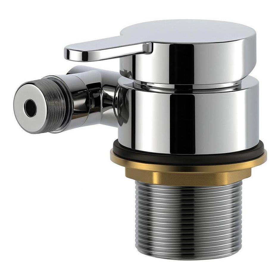 Shower Wall Mixer Round Stainless Steel Chrome