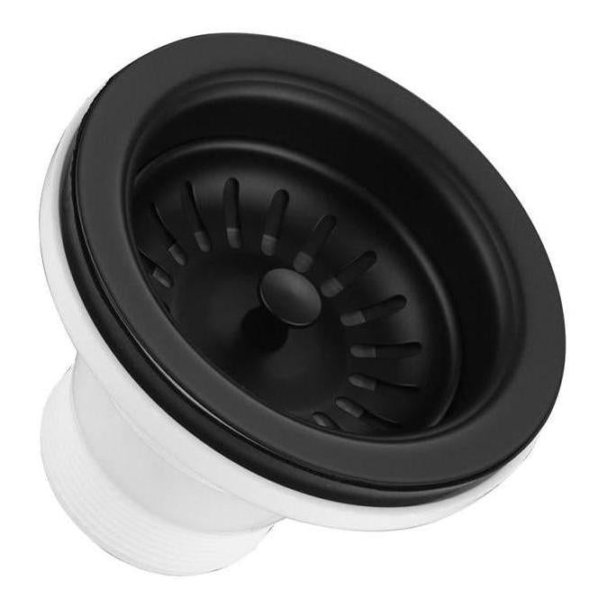 Sink Basin Waste Drain Strainer Black