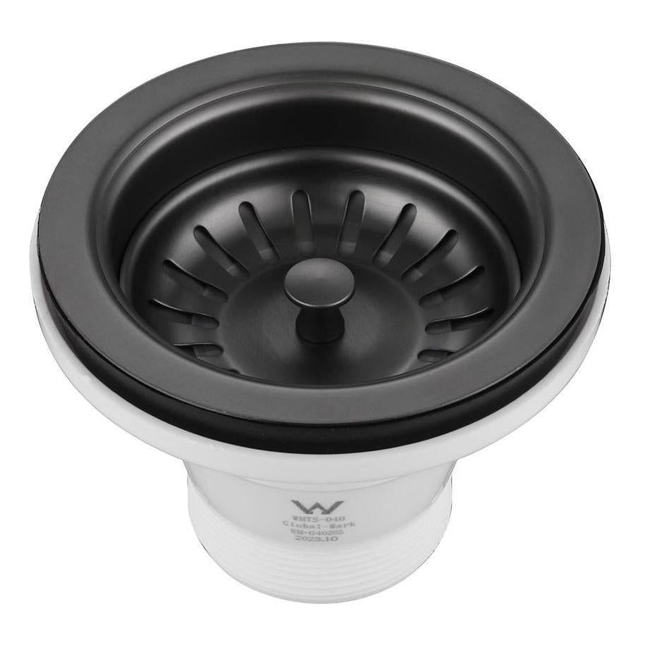 Sink Basin Waste Drain Strainer Gun Metal