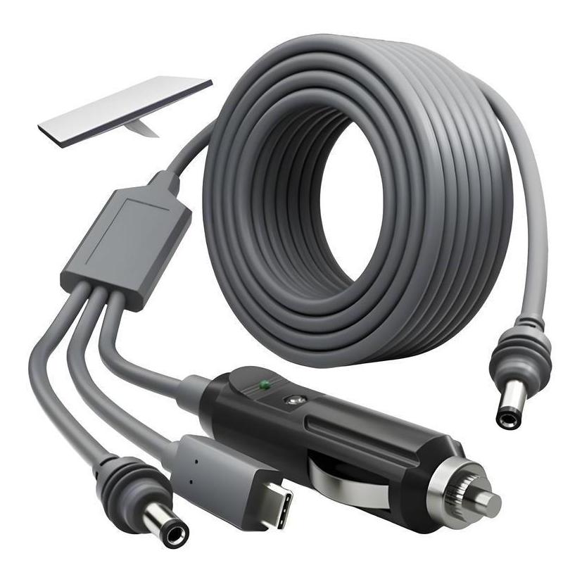 Starlink Mini 3 - In - 1 DC Charger to Car Charge/USB-C/DC Power Cable IP68 - 5 Meter