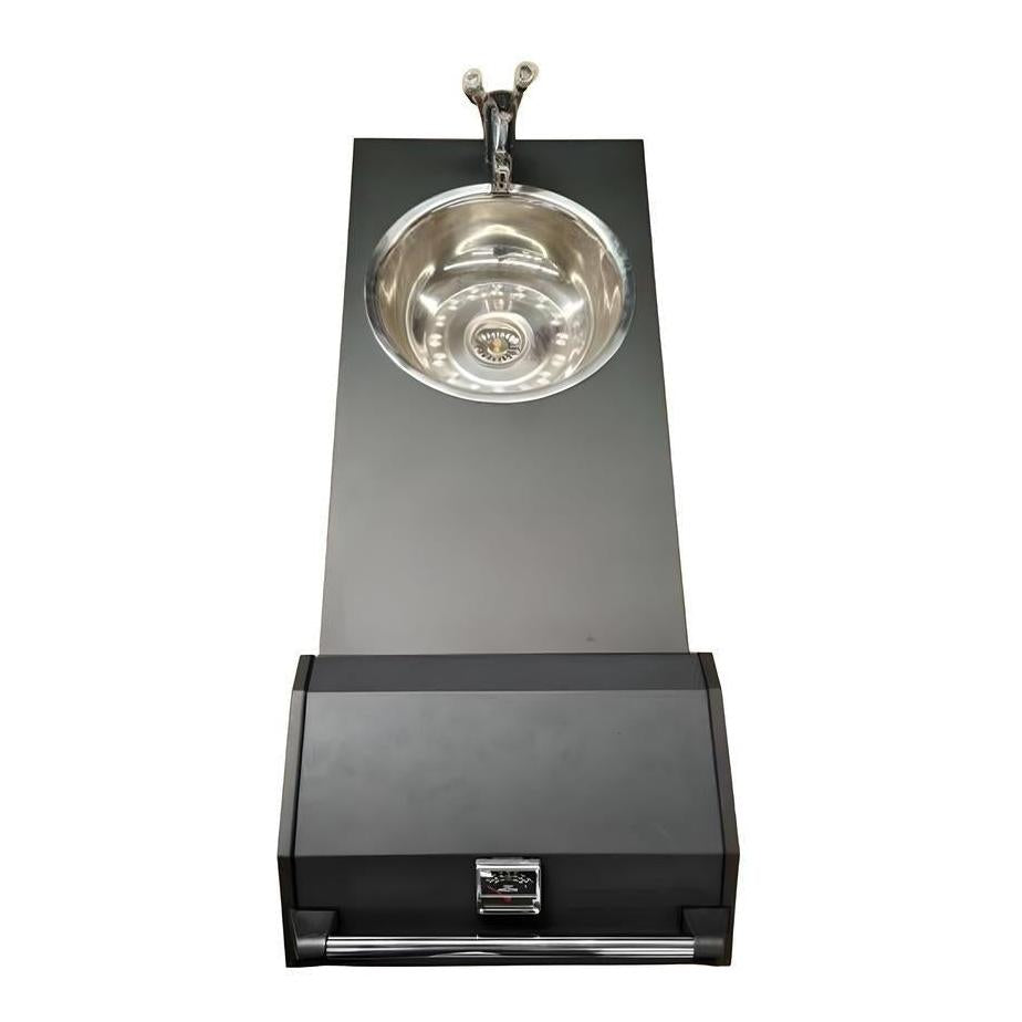 Swift Alfresco Slide Out Kitchen With BBQ & sink Black