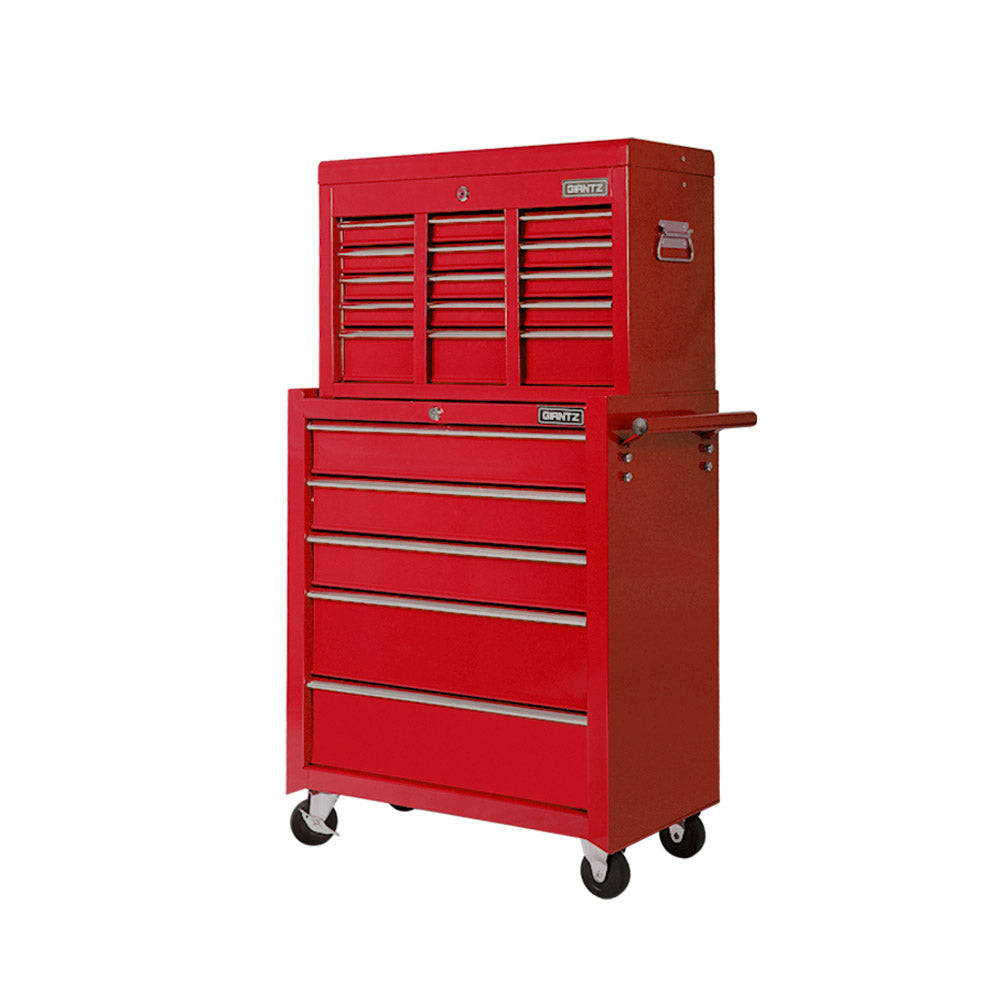 Giantz 14 Drawer Toolbox Cabinet Chest Red