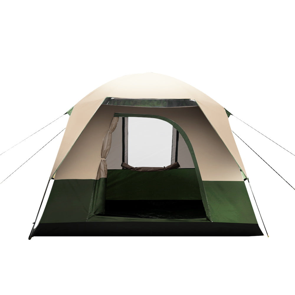Weisshorn Family Camping Tent 4 Person Green - RV Online
