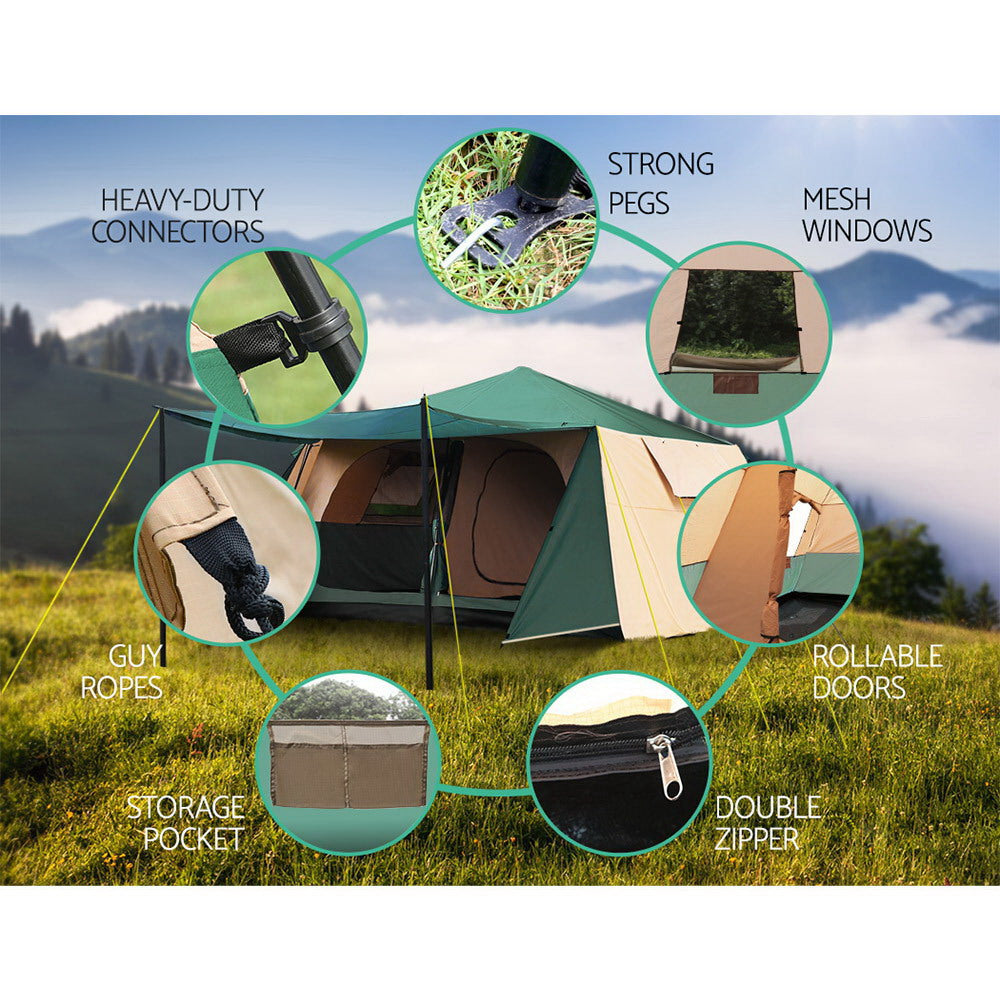 Weisshorn Instant Up Camping Tent 8 Person - RV Online