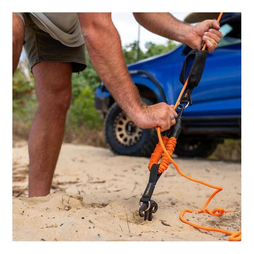 TIEGEAR Awning 4 Pack inc 4 Guy Rope & 4 Soft Spring