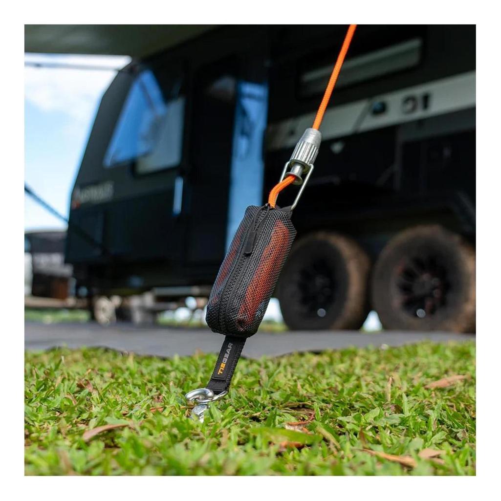 TIEGEAR Caravan Pack inc 2 Guy Rope & 2 Soft Spring