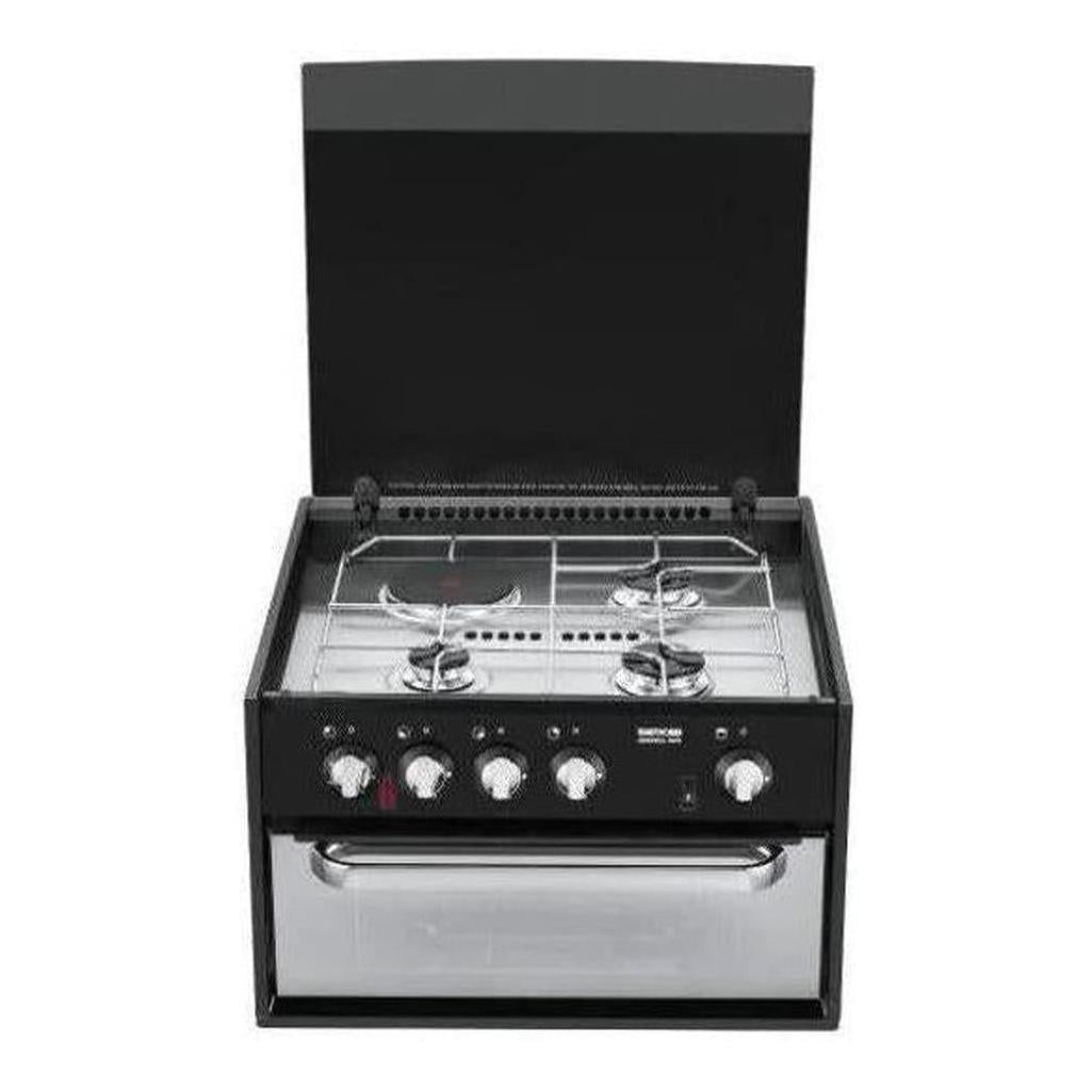 Thetford K1540 Mini Grill MK3 Dual Fuel Cooker Gas & Electric With Glass Lid