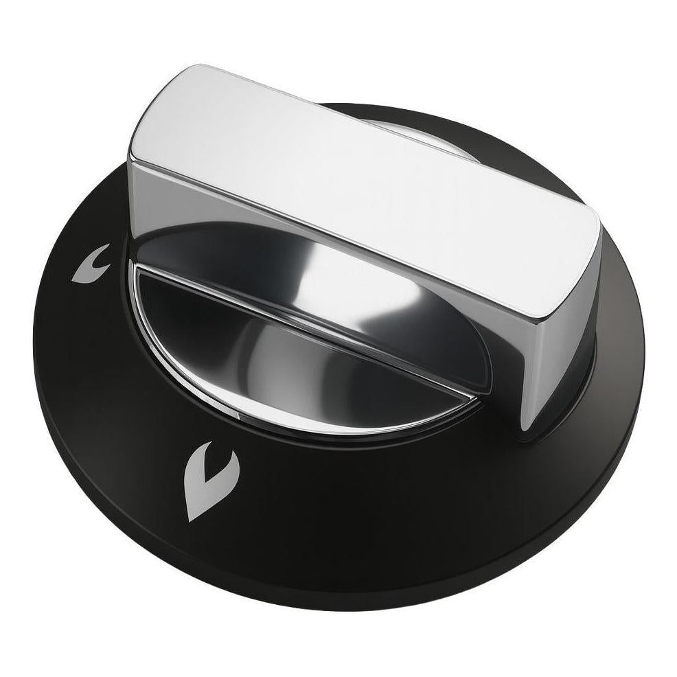 Thetford Replacement Spare Cooker Knob Chrome/Black x 1