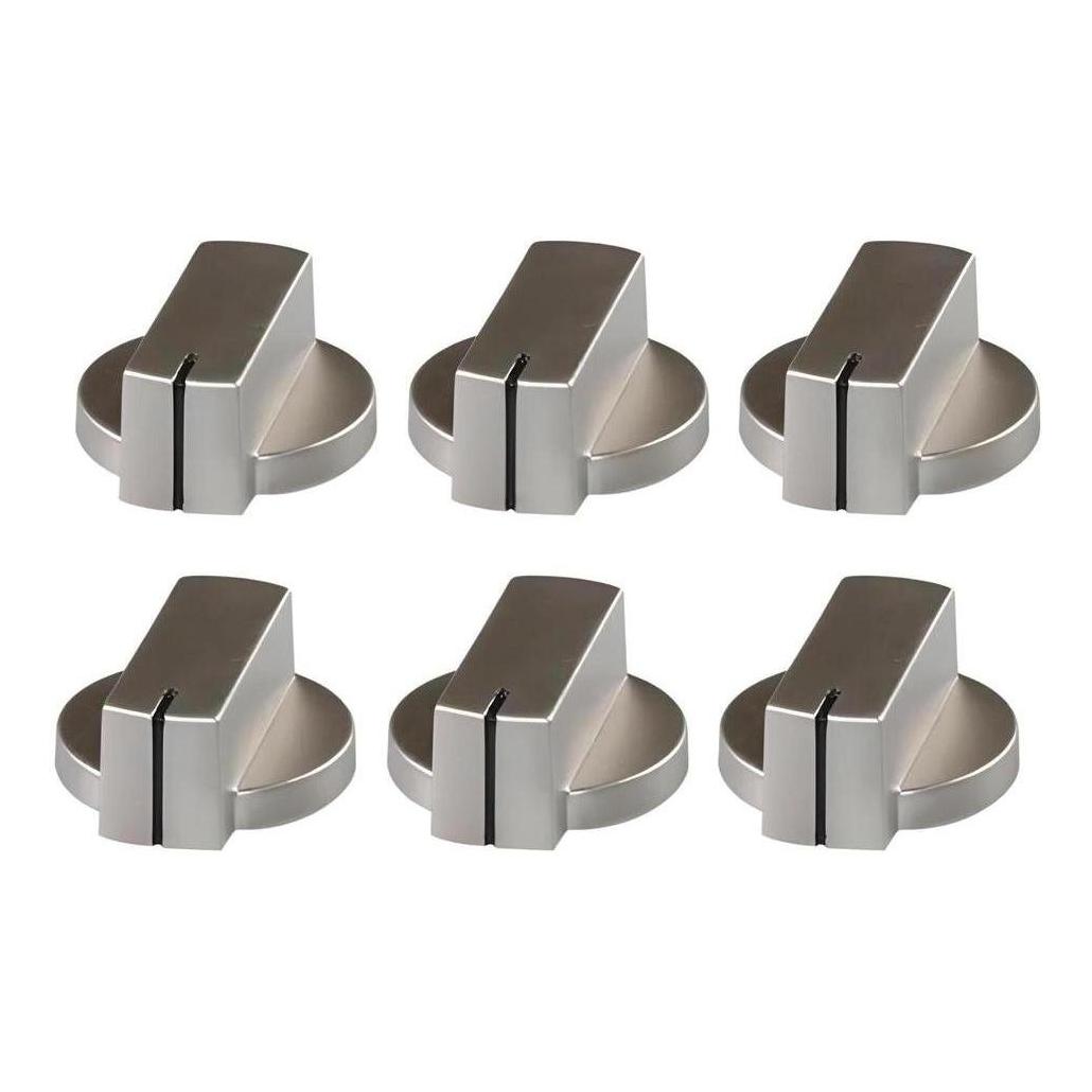 Thetford Replacement Spare Cooker Knob Matt Nickel x 6 Piece