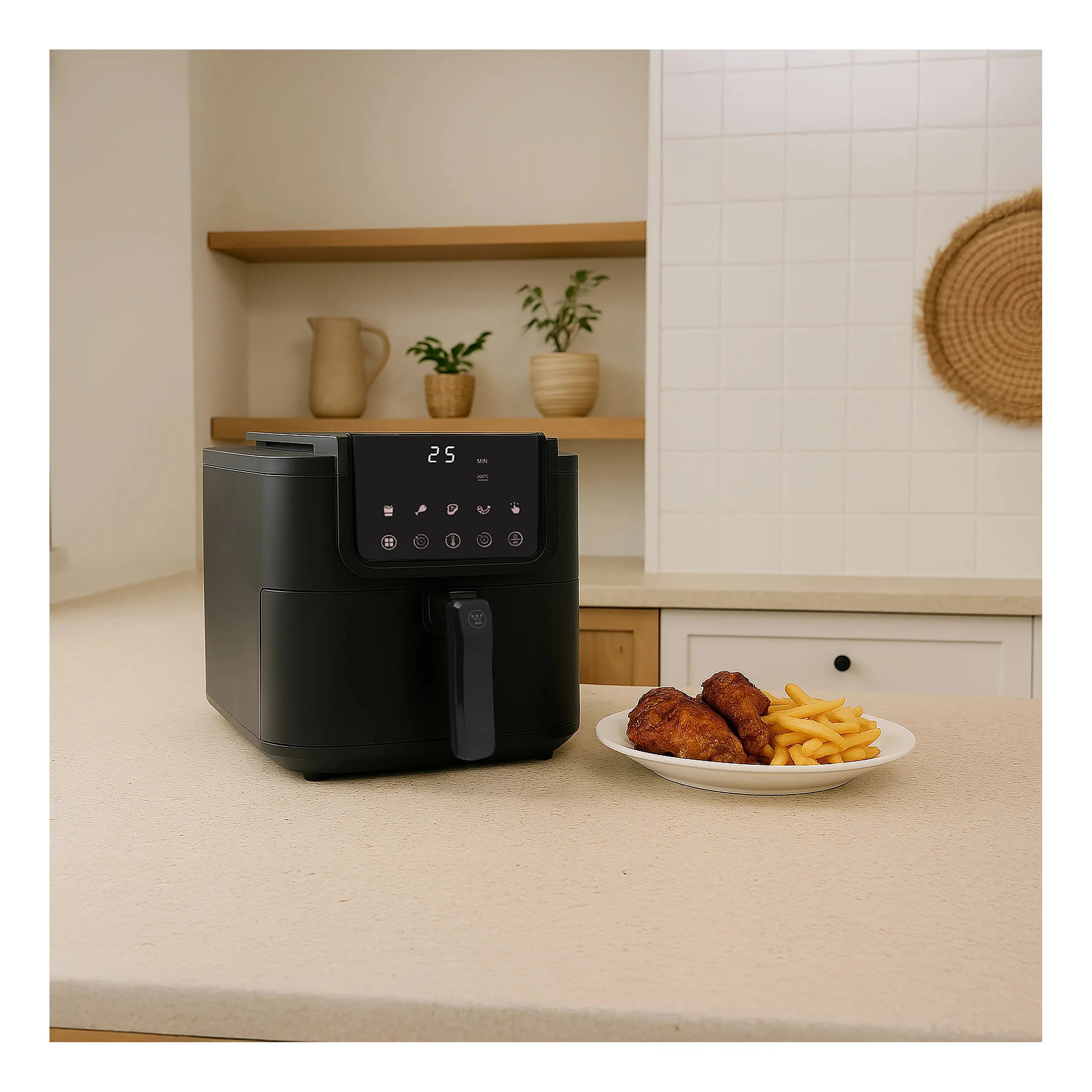 Westinghouse 1700W 8 Litre Slimline Air Fryer 410 x 255 x 290mm