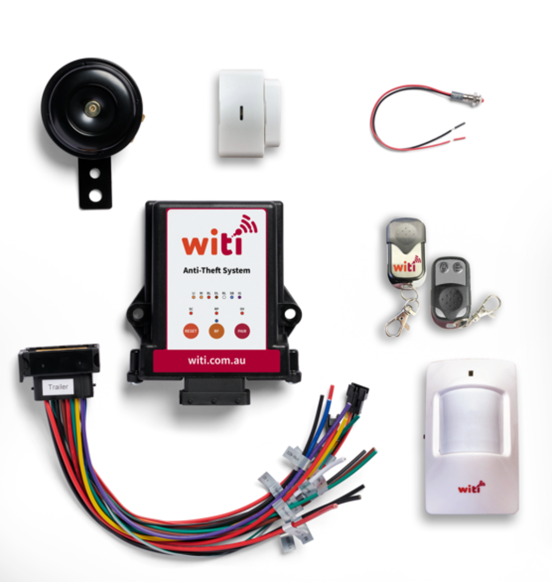 WiTi Anti-Theft System Advanced Security & Immobilisation for Caravans Motorhomes & Trailers