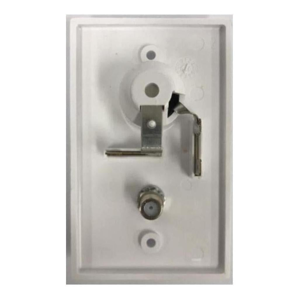 Winegard 2nd TV Wall Plate Only White
