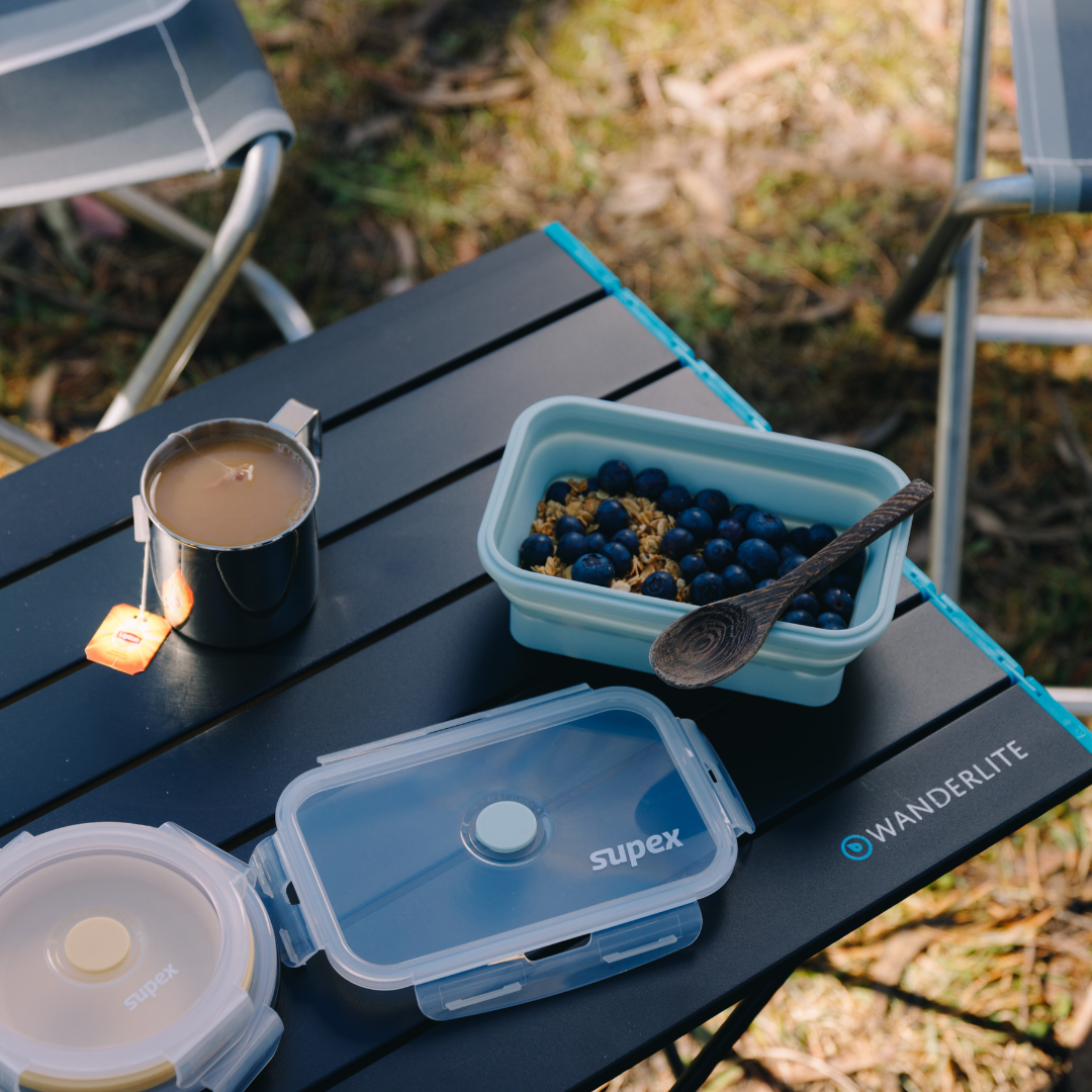 Supex Collapsible Rectangular Containers 4 Pack