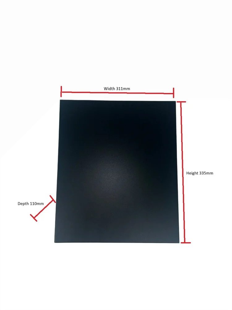 AU Focus 5L Fuel Tank Cover Plain Matt Black