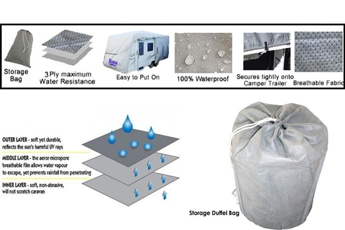 Samson Heavy Duty Caravan Cover 14-16ft