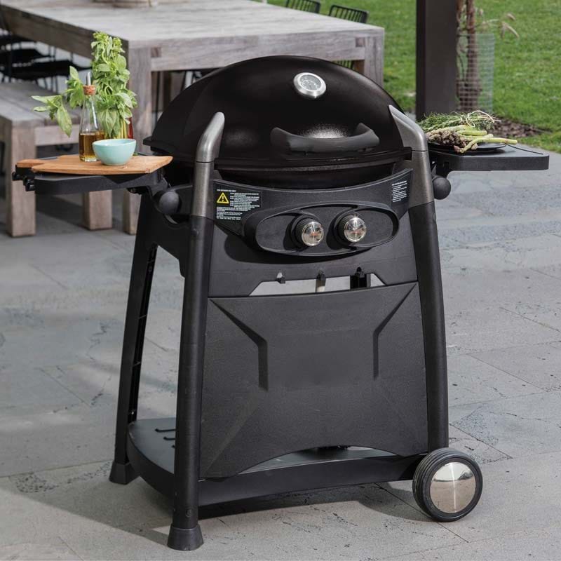Gasmate Odyssey 2 Burner Trolley BBQ Black - RV Online
