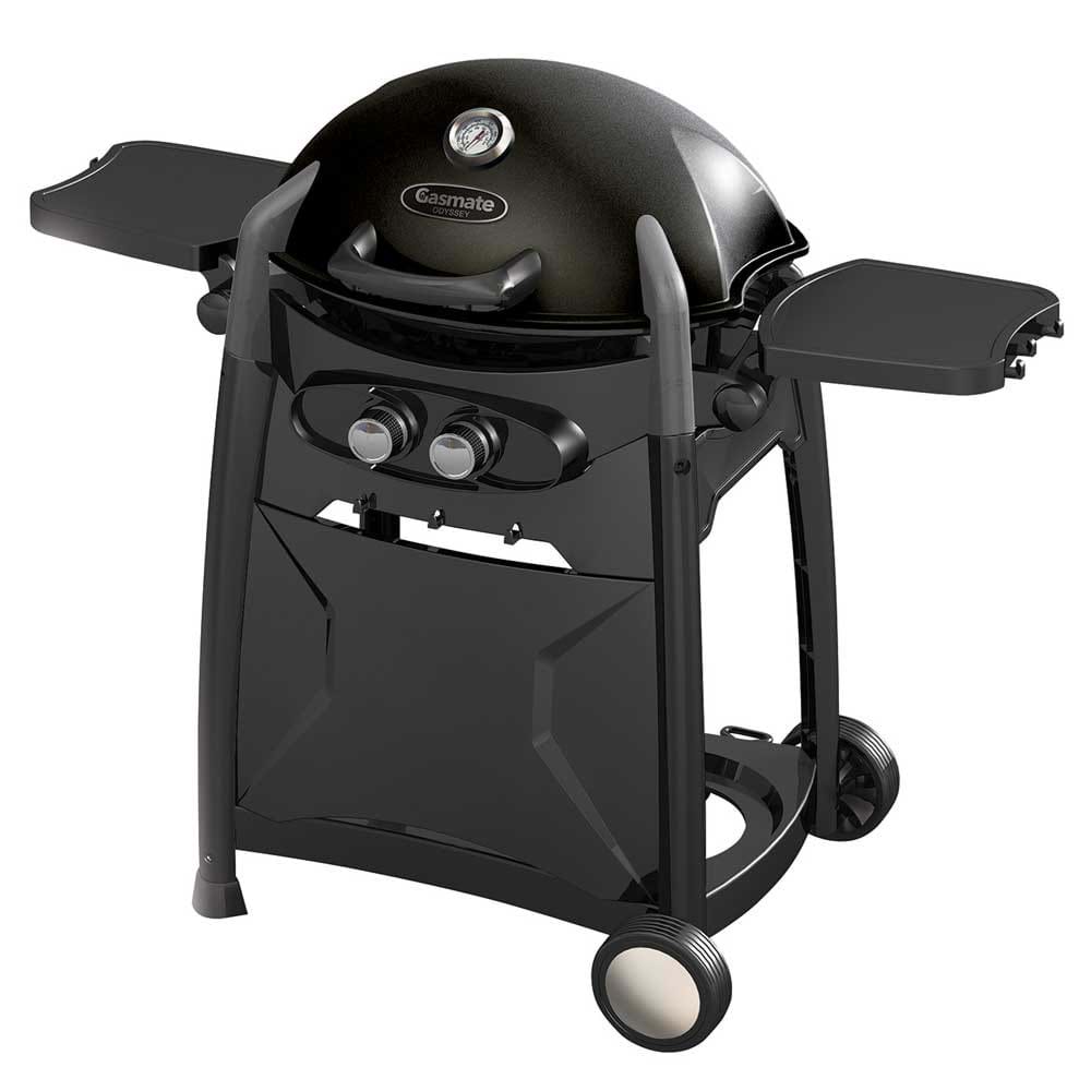 Gasmate Odyssey 2 Burner Trolley BBQ Black - RV Online 