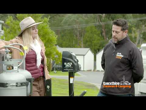 Titan RV Black Jack Electric Caravan Trailer Jack - RV Online
