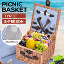 Picnic Basket Willow 2 Person